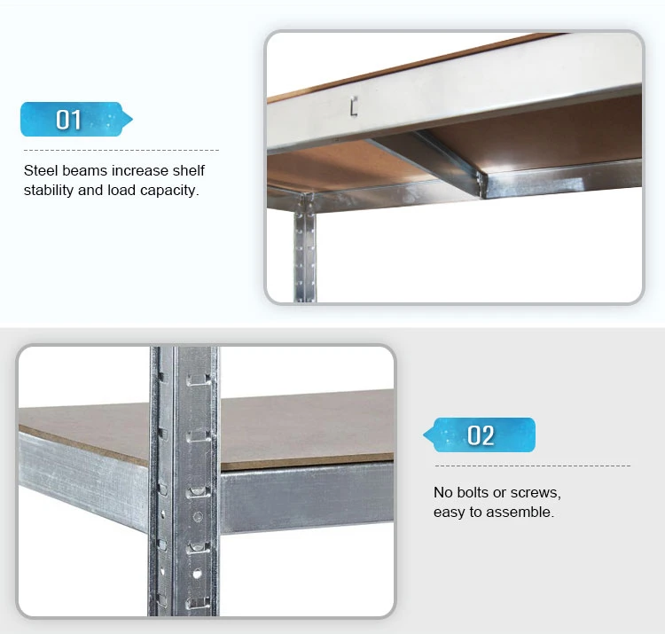 ESTANTE METÁLICO MODULAR 5 NIVELES - Imagen 2