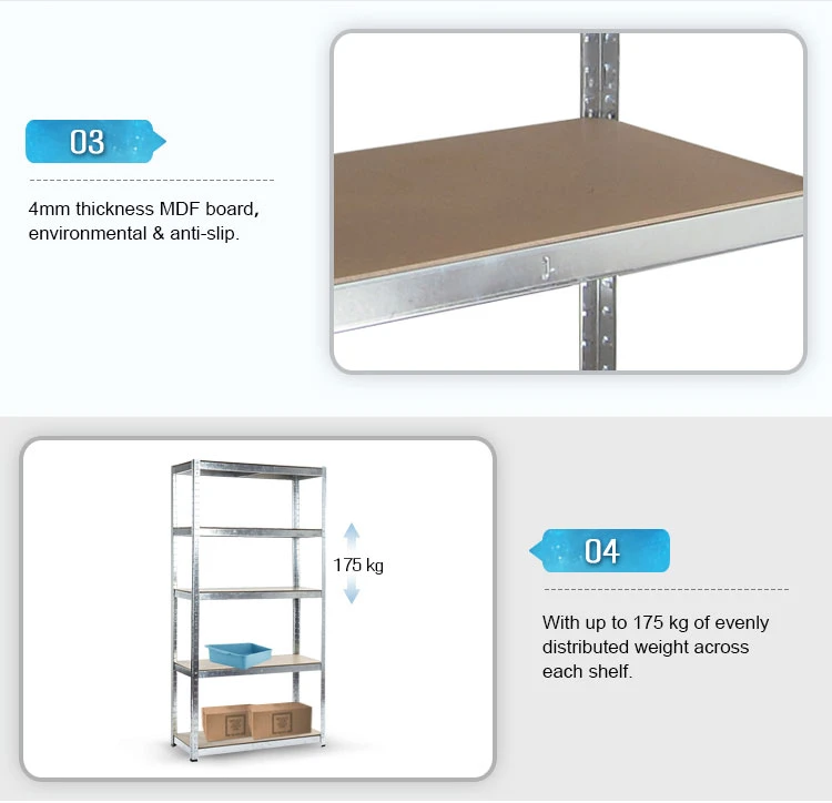 ESTANTE METÁLICO MODULAR 5 NIVELES - Imagen 3