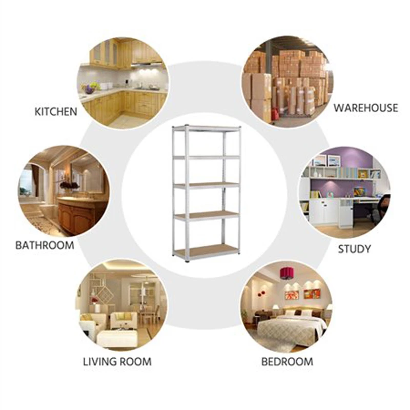 ESTANTE METÁLICO MODULAR 5 NIVELES - Imagen 8